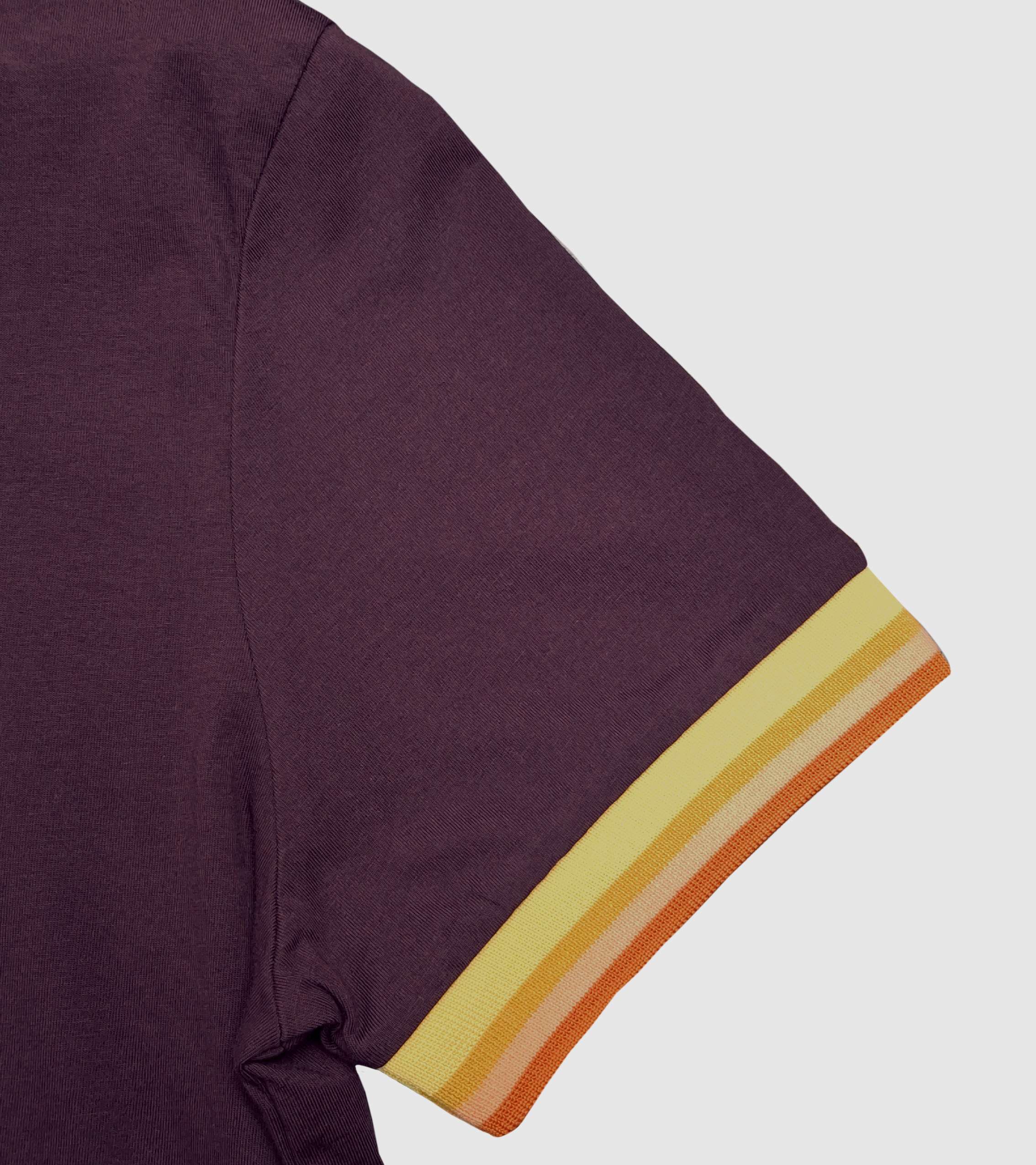 BALARIN Basic T-Shirt Prune 4 bandes – Image 5