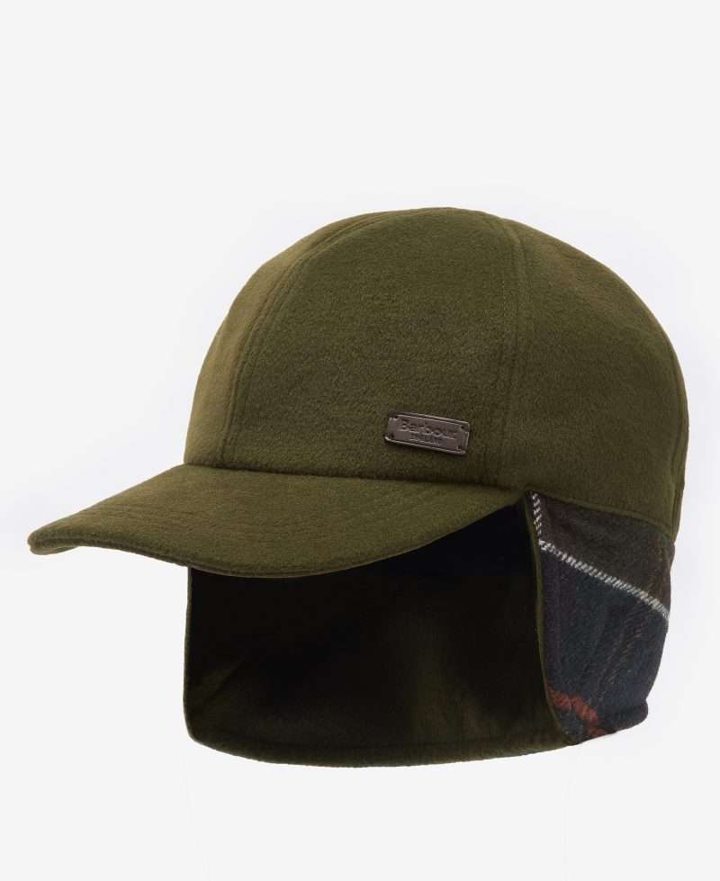Chapeau trappeur Barbour Lewis Olive – vue principale