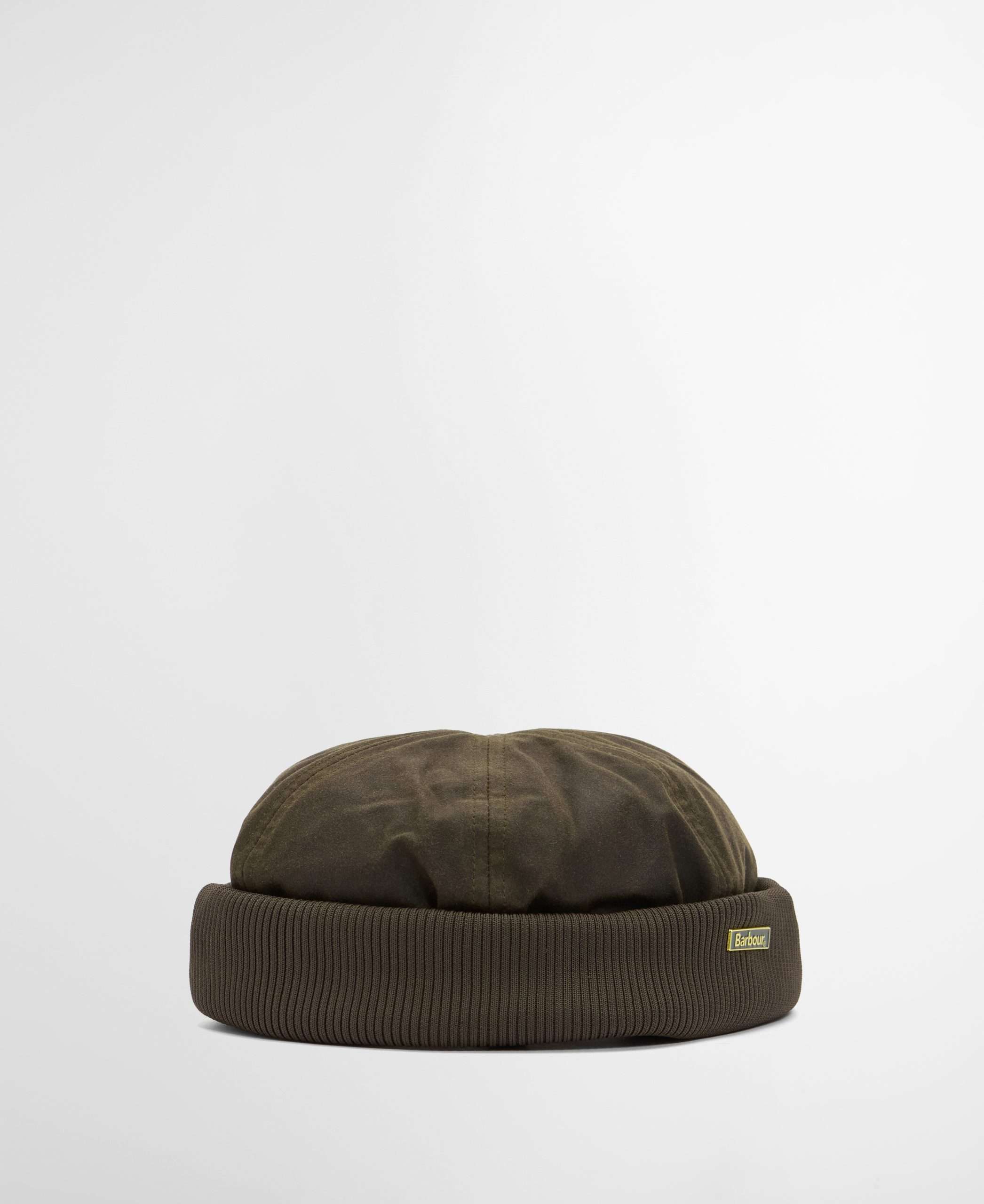 Bonnet docker Barbour Renford Olive – vue principale
