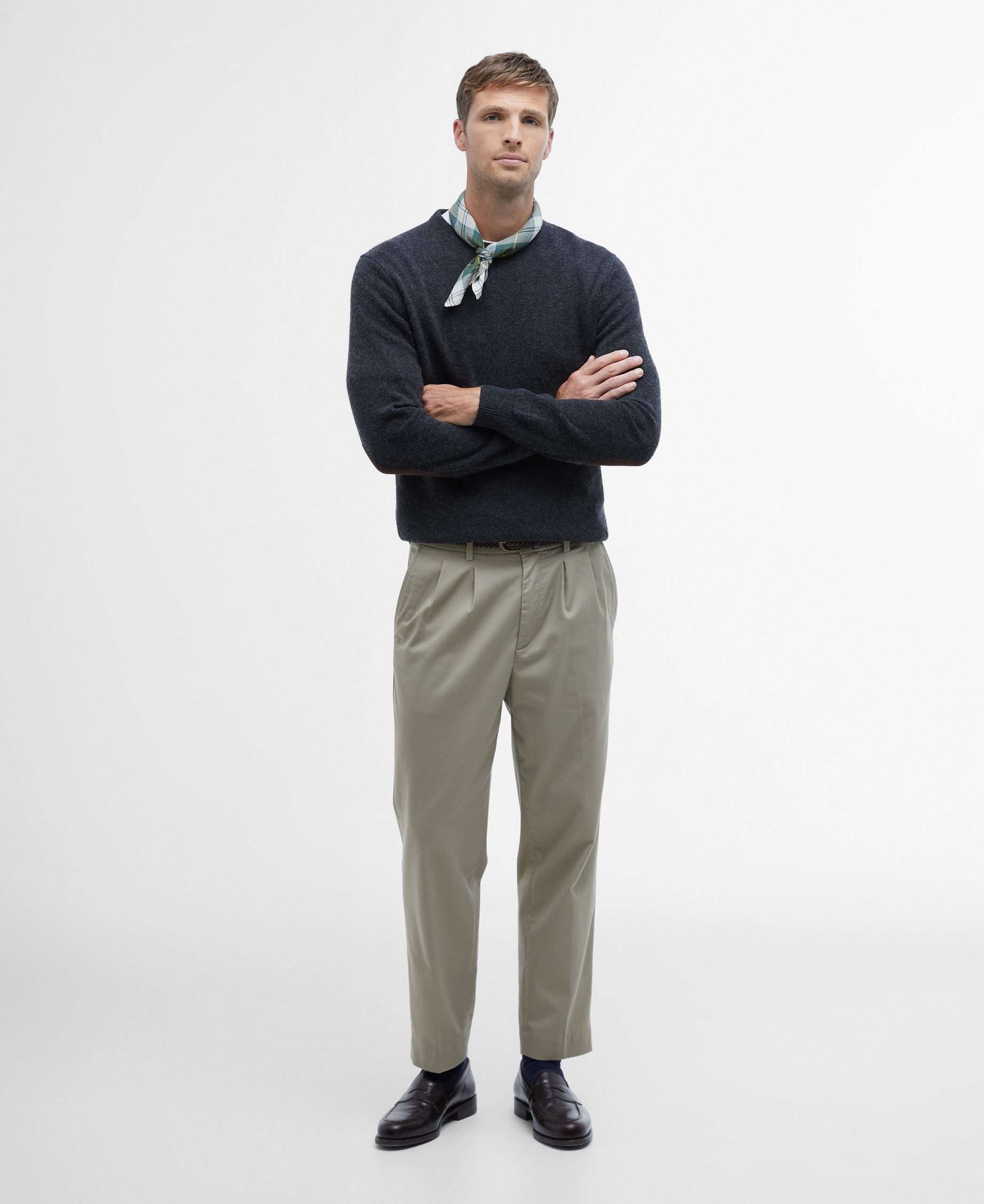 Essential Crew Neck Jumper - (Charcoal) – Image 4