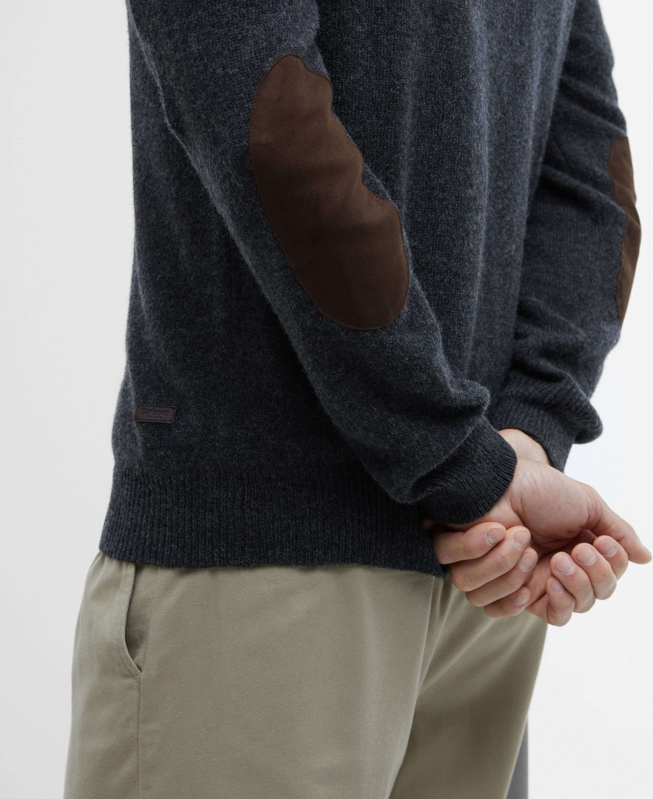 Essential Crew Neck Jumper - (Charcoal) – Image 6