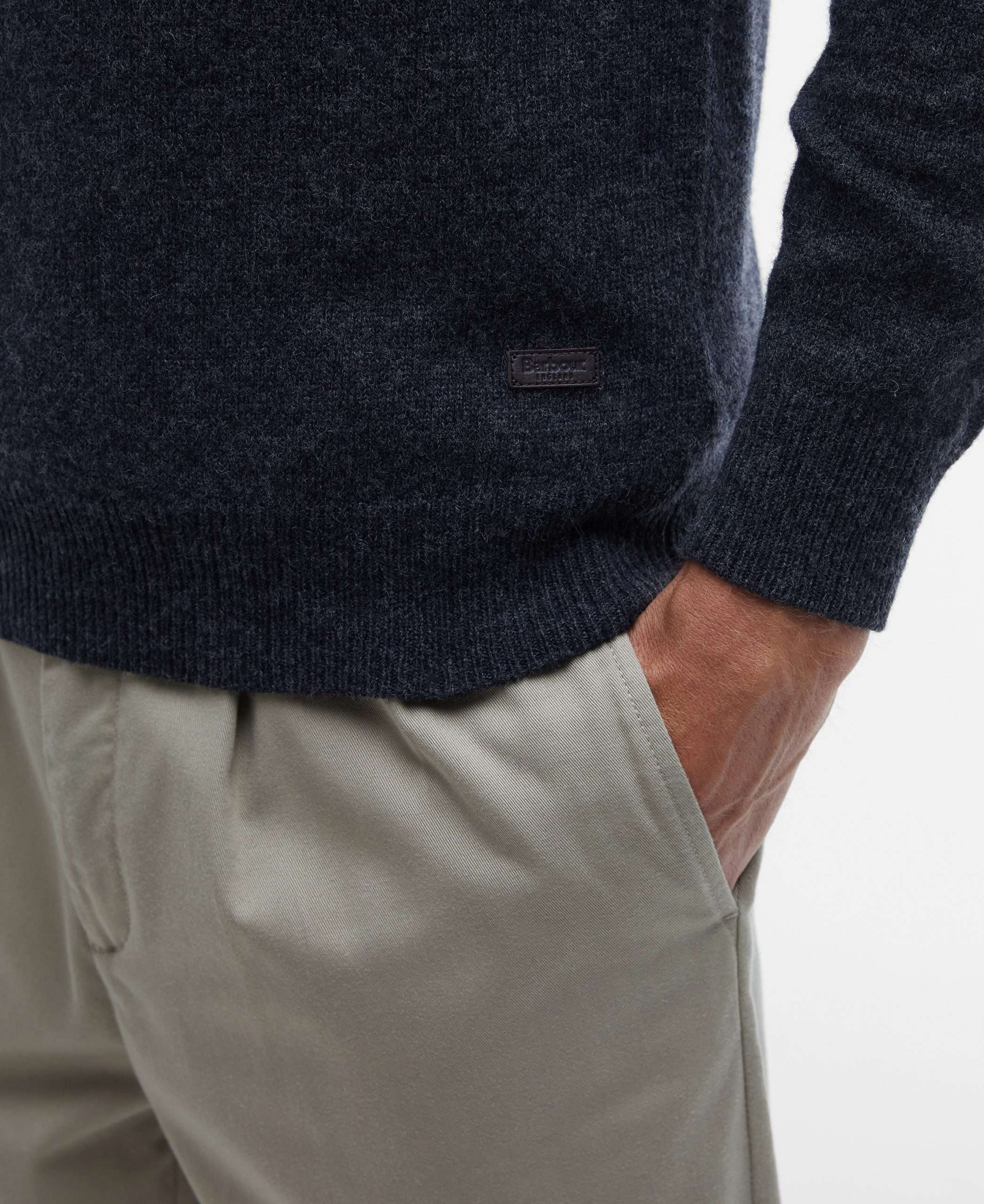 Essential Crew Neck Jumper - (Charcoal) – Image 7
