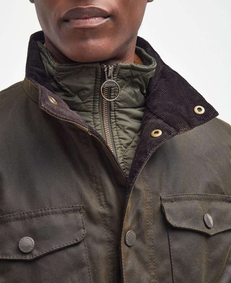 veste Ogston Barbour Olive – vue principale