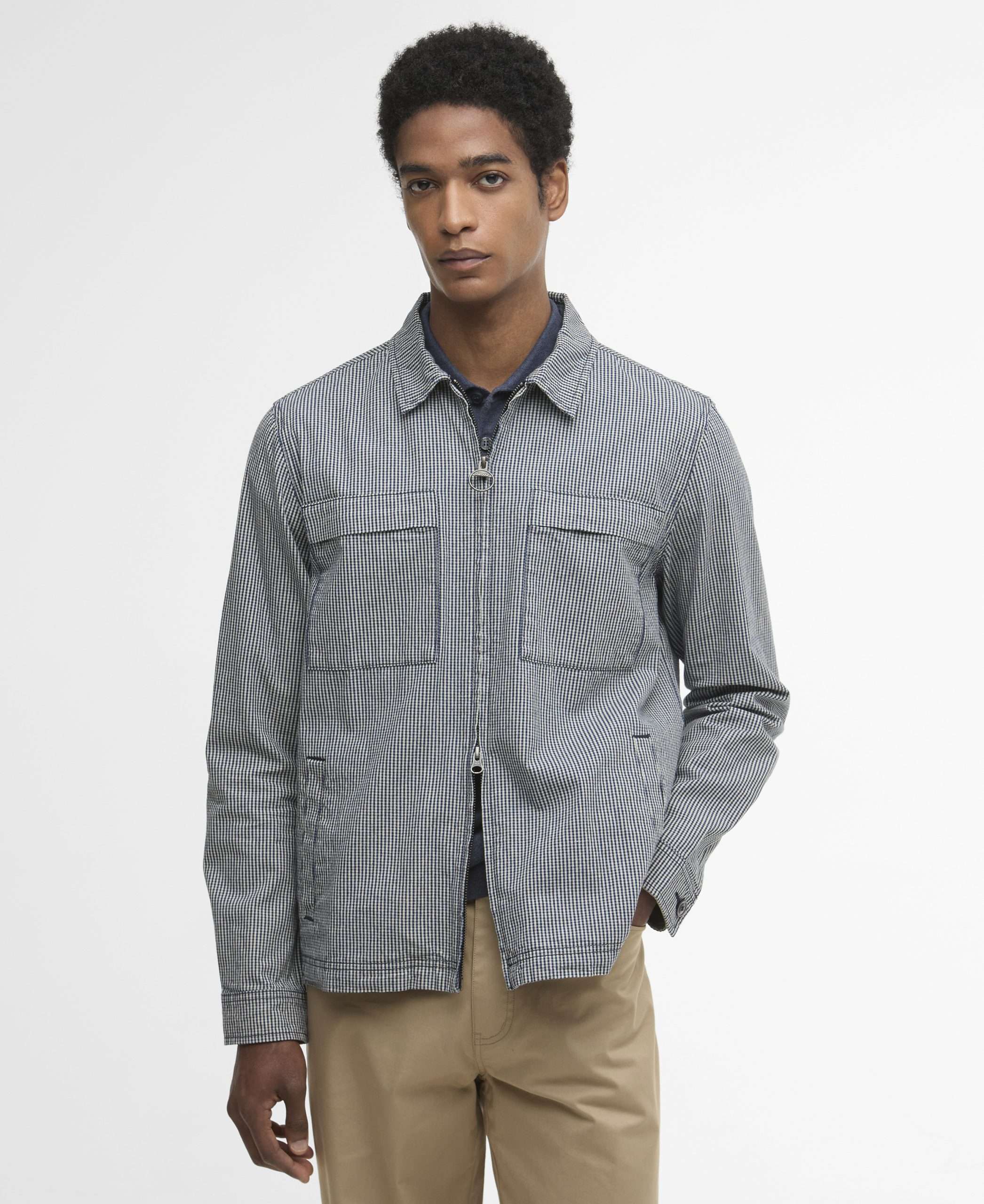 surchemise Willowburn Barbour marine – vue principale