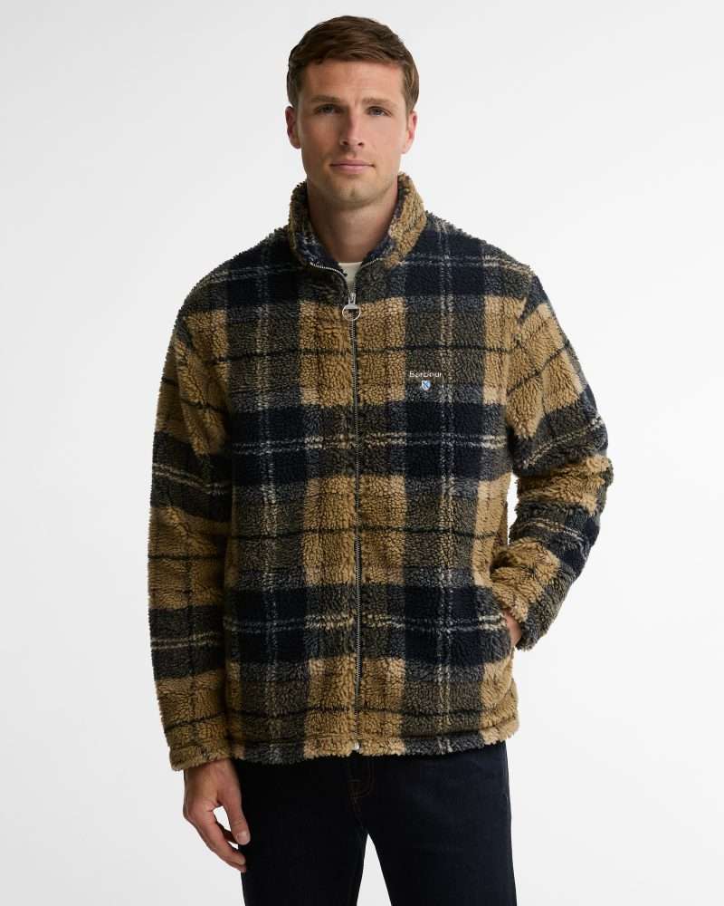 polaire zippée Barbour tartan – vue principale