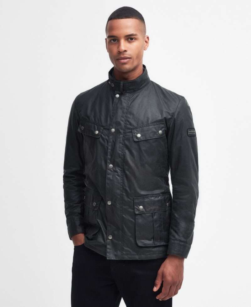Duke Wax Jacket Barbour International Sage – vue principale