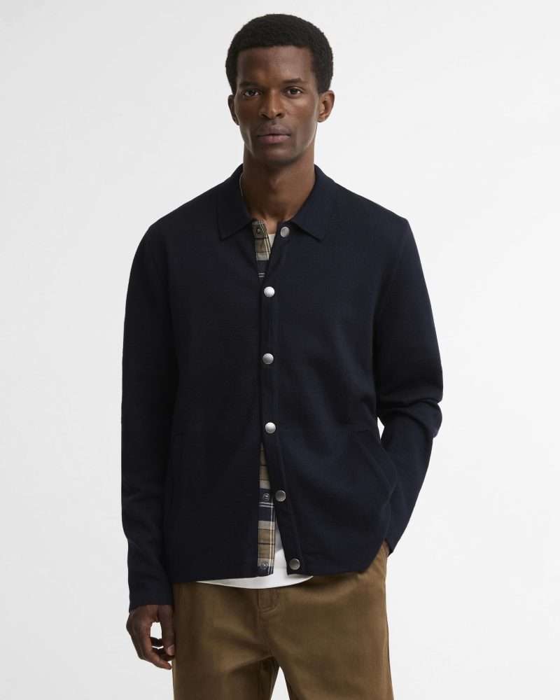 cardigan Florcombe Barbour navy – vue principale