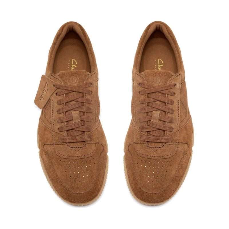 Sneaker Clarks Sharpham Lace – Cola, vue de dessus (la paire)