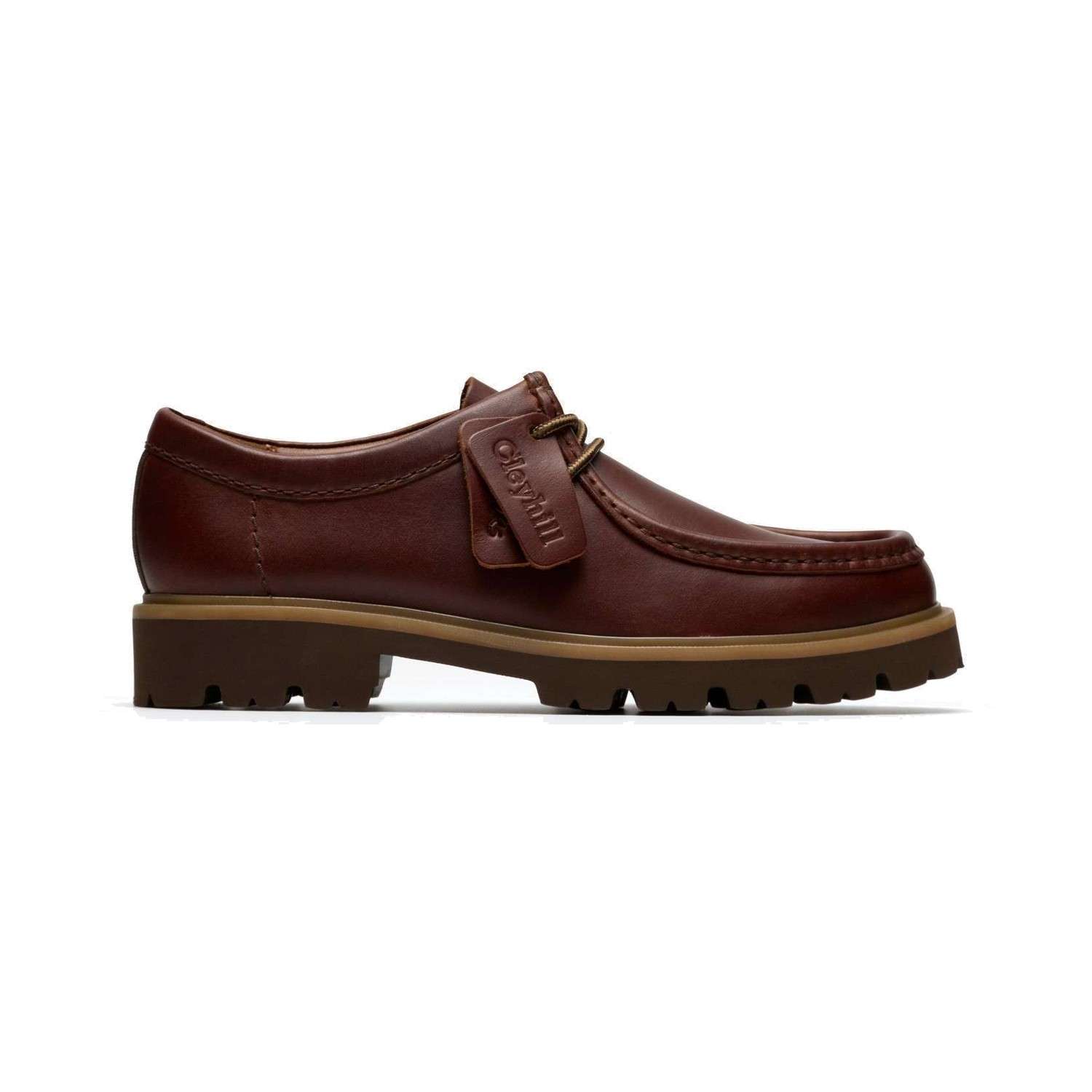 Chaussure Clarks Cleyhill Seam – Marron, vue de profil