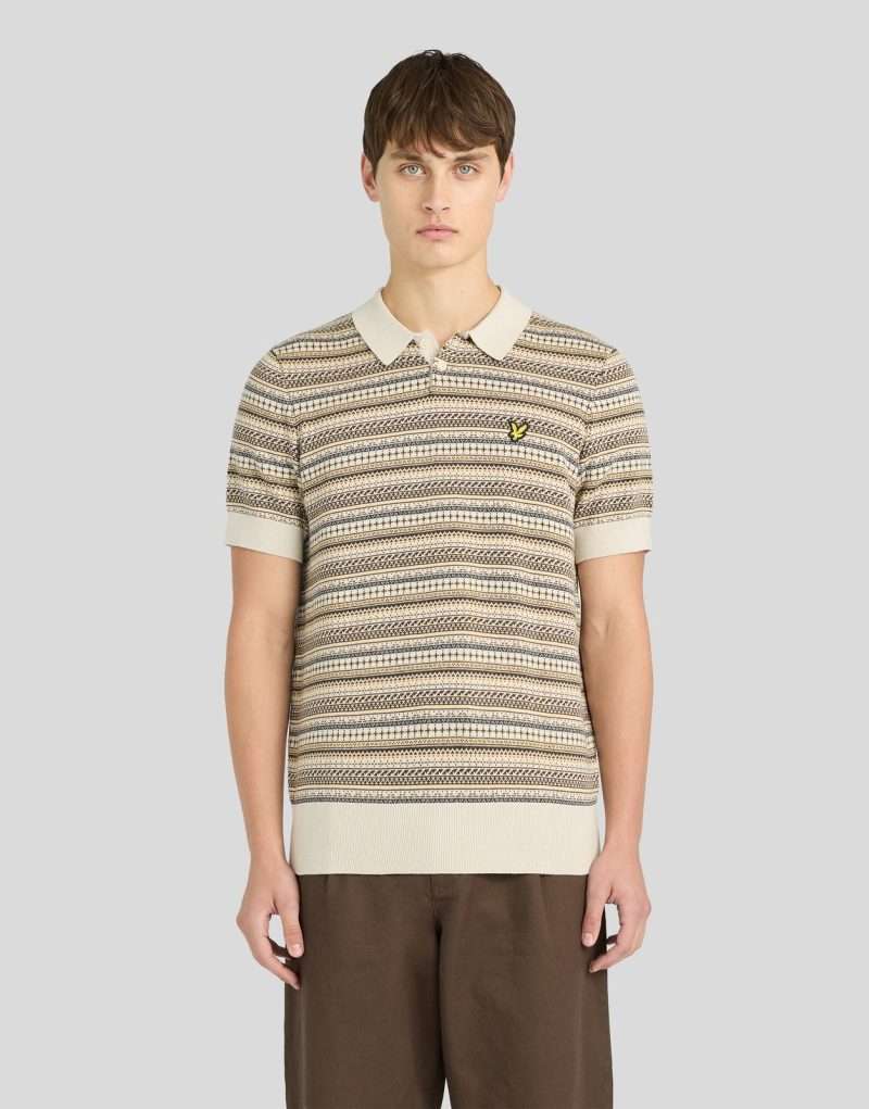 polo Fair Isle Lyle & Scott Cove – vue principale