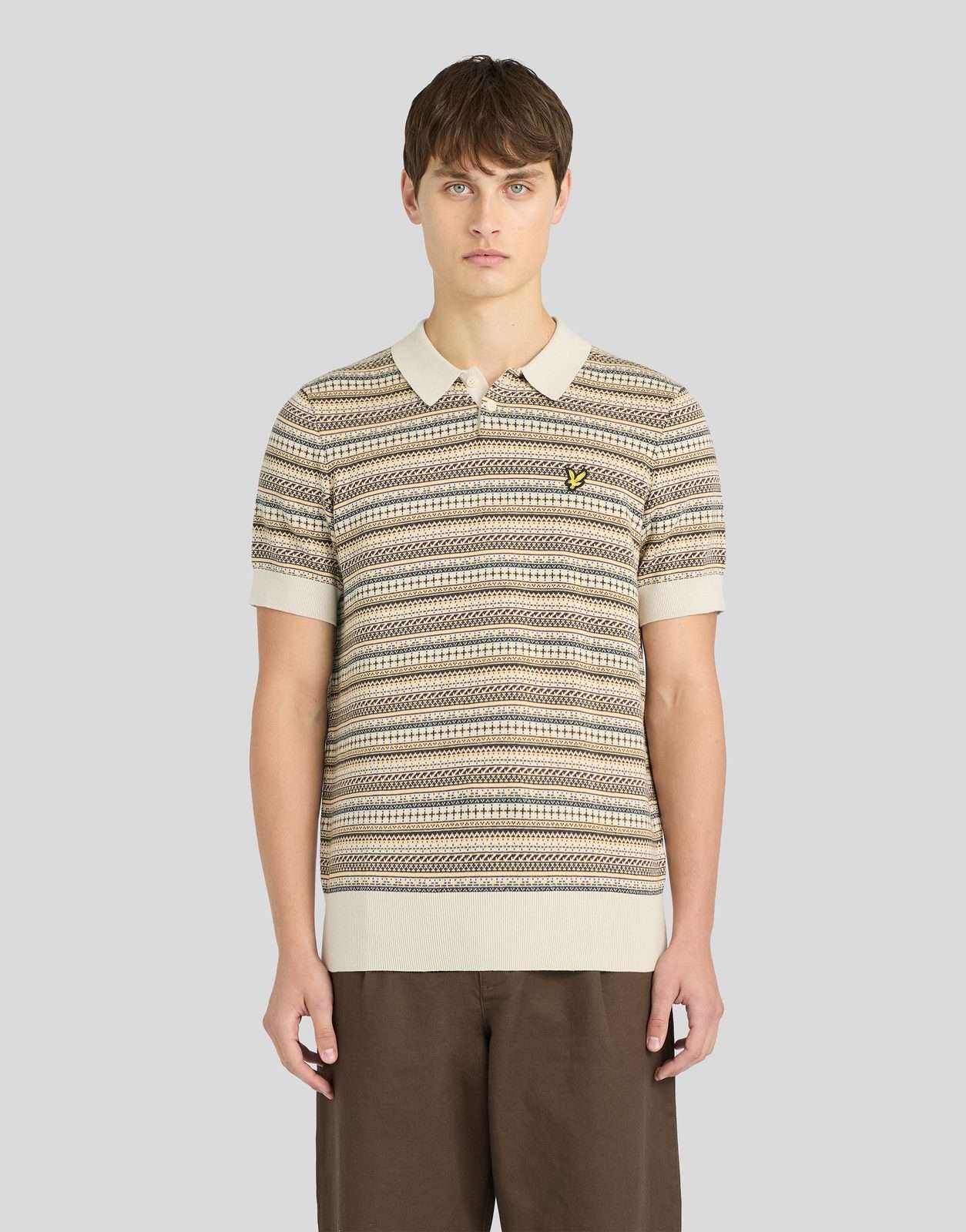 polo Fair Isle Lyle & Scott Cove – vue principale