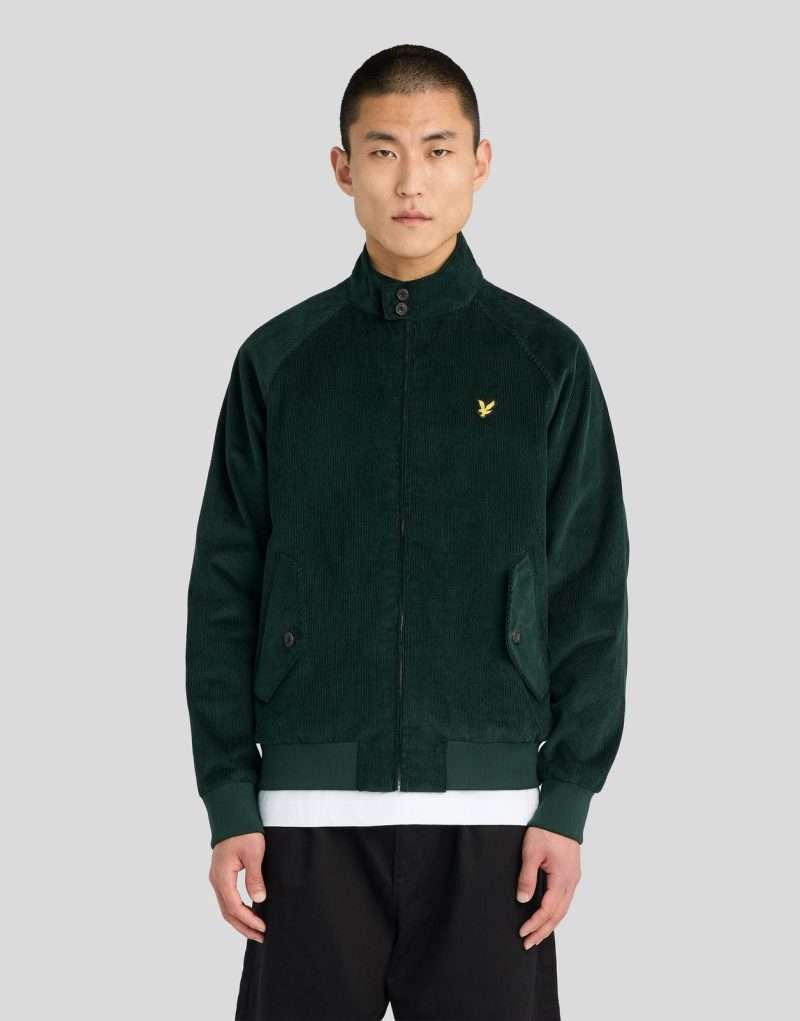 veste Harrington Lyle & Scott Darkest Green – vue principale