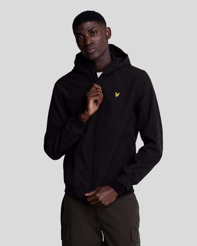 veste softshell Lyle & Scott noir Jet Black – vue principale