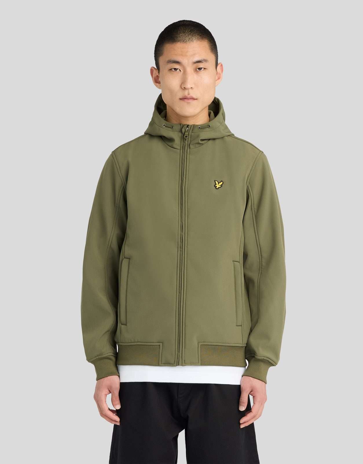 veste softshell Lyle & Scott olive – vue principale