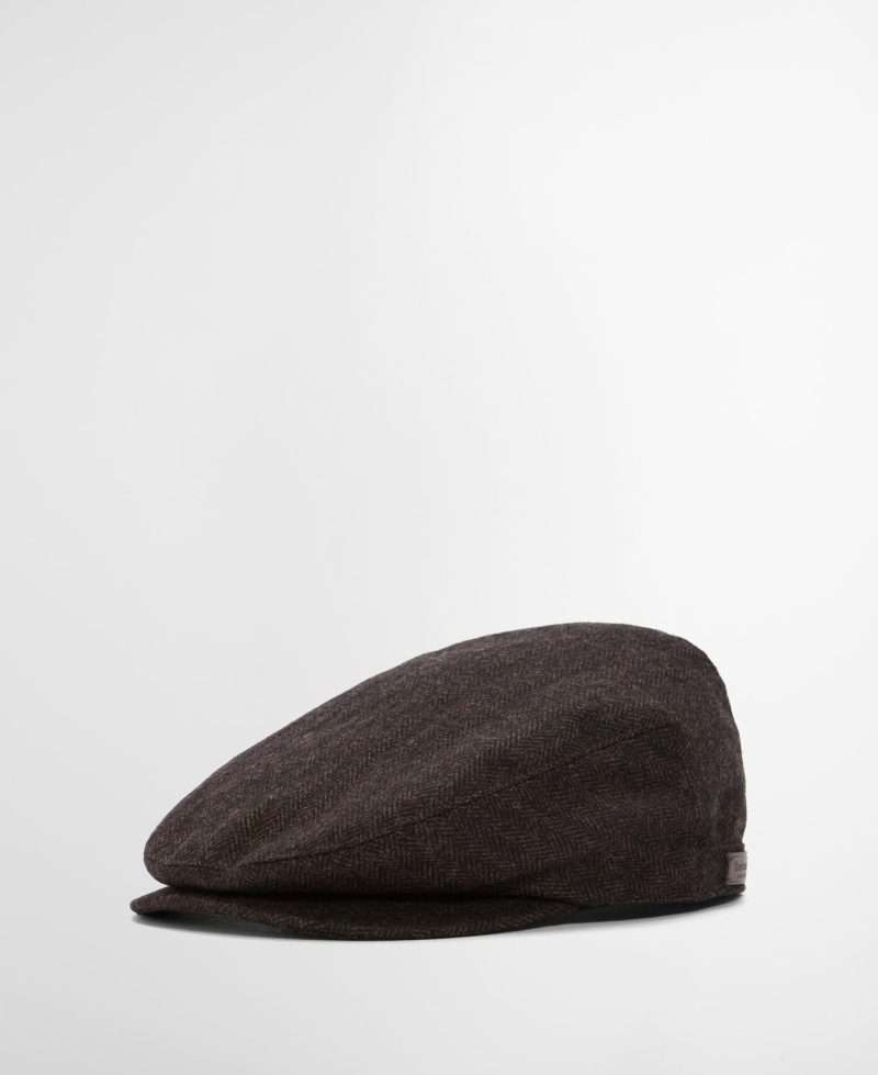 Casquette plate Barbour Barlow – Marron, vue principale